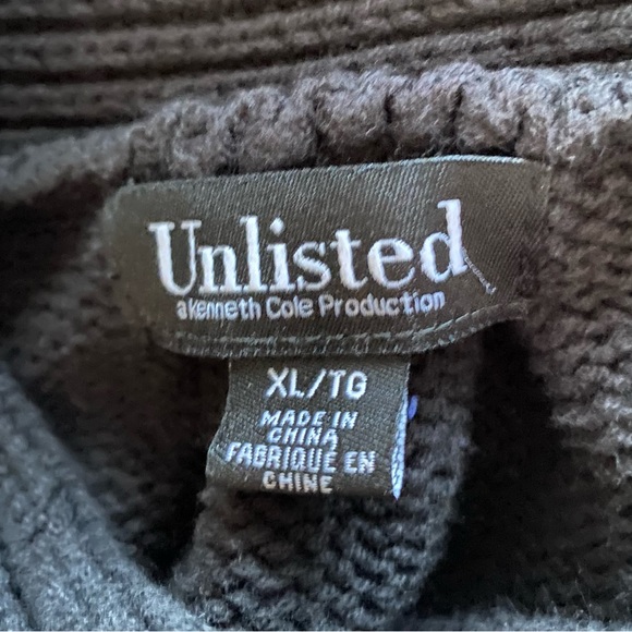 Black Cotton Sweater by Unlisted XL - Picture 4 of 6